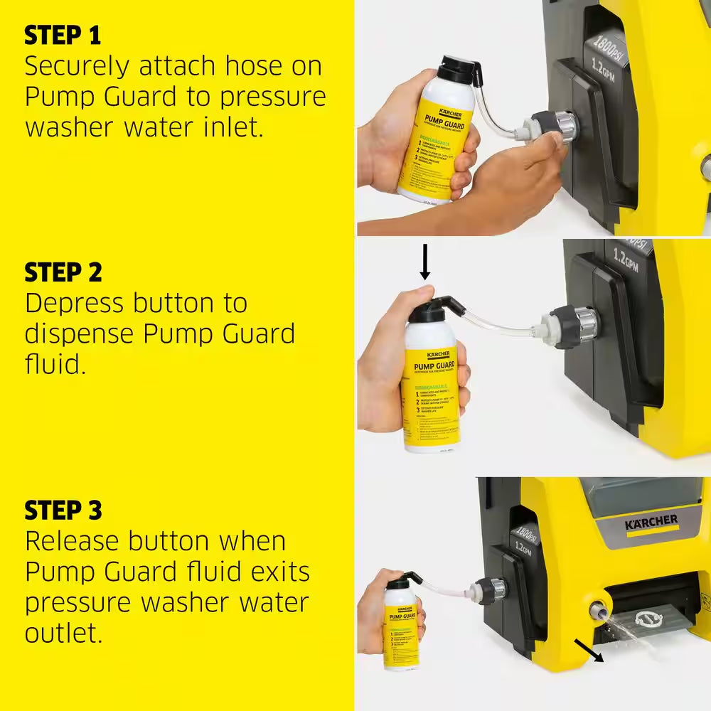 Pump Guard Aerosol 4 Oz. Pressure Washer Pump Protector, Antifreeze and Lubricant