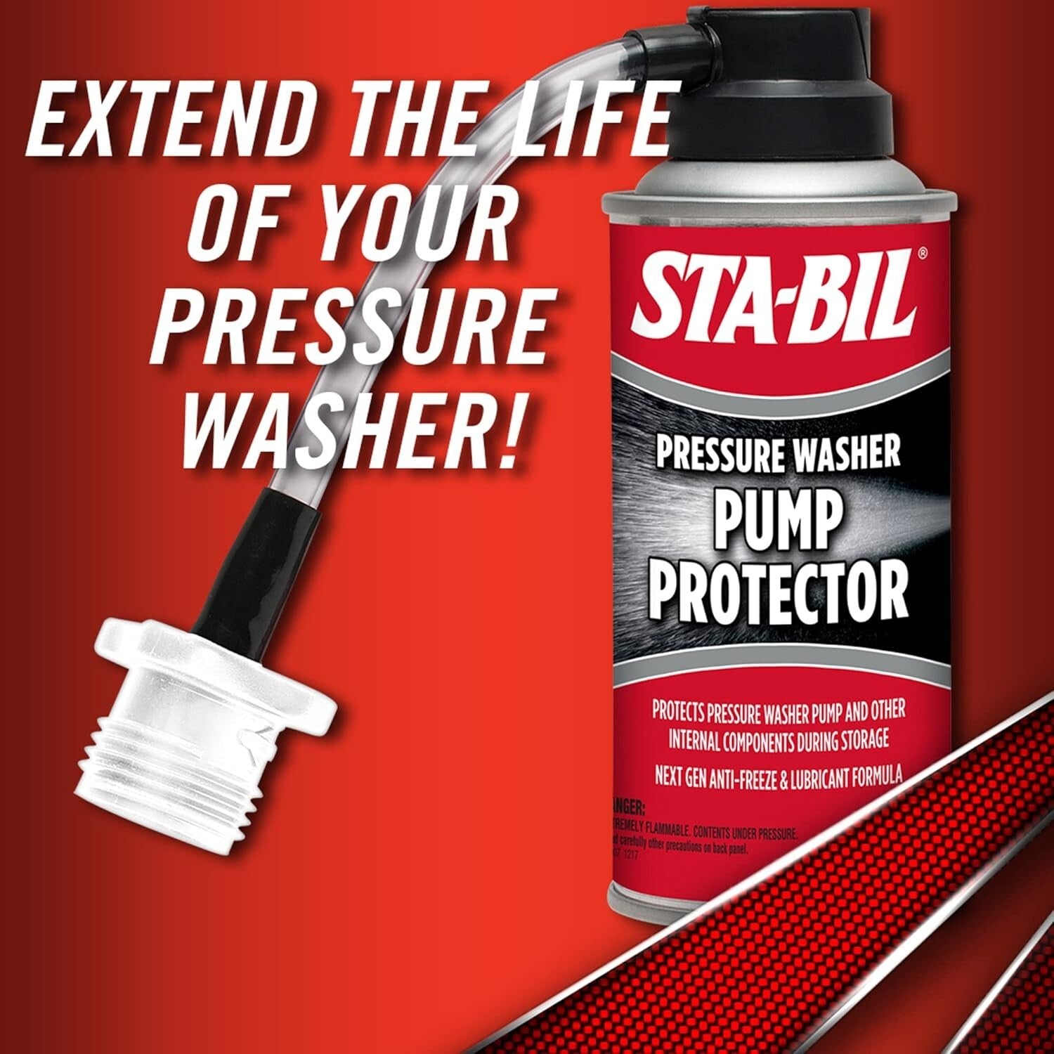 STA-BIL Pressure Washer Pump Protector Pistons Seals Saver Anti-Freeze