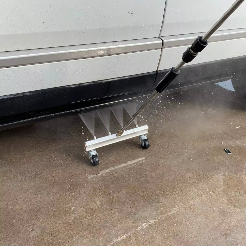 M MINGLE Pressure Washer Undercarriage Cleaner, under Car Wash, 4000 PSI (13 Inch)