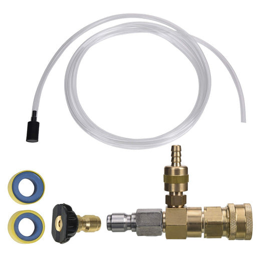 M Mingle Adjustable Chemical Injector Kit for Pressure Washer, Soap In