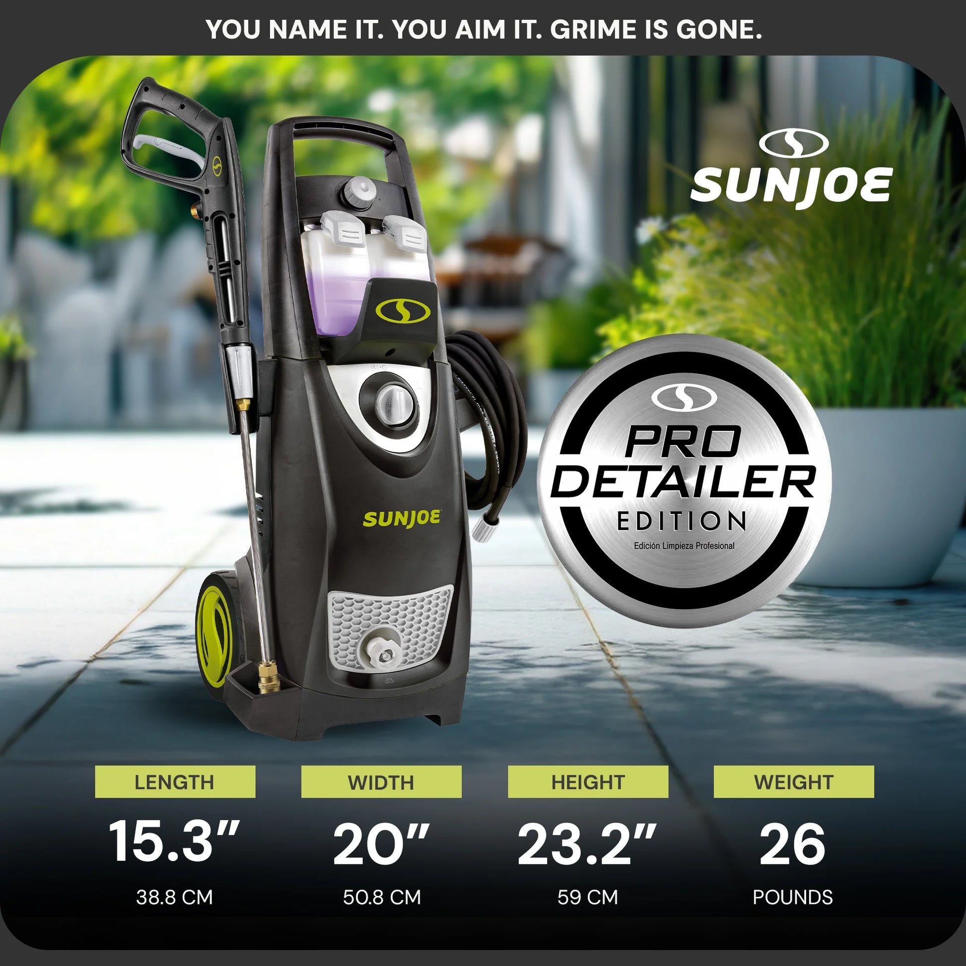 Electric Pressure Washer, Portable Power Washer with Wheels, SPX3000-PK1