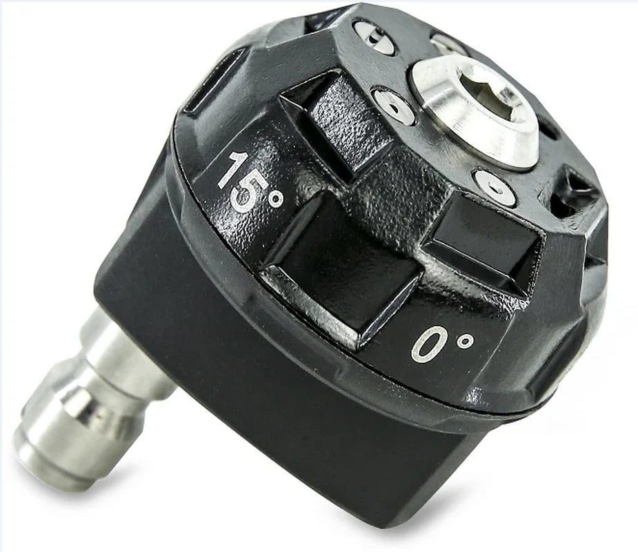Quick Connect 6-In-1 Nozzle for Pressure Washer, Metal, Black,Pressure Washer Attachment