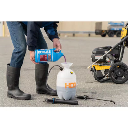 1 Gal. Concrete and Driveway Degreaser Concentrate Pressure Wash, Dissolves Grease and Buildup on Brick and Tile