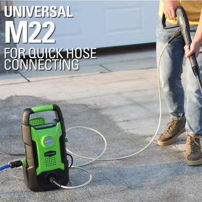 Greenworks 25-Foot Universal Pressure Washer High Pressure Hose Attach