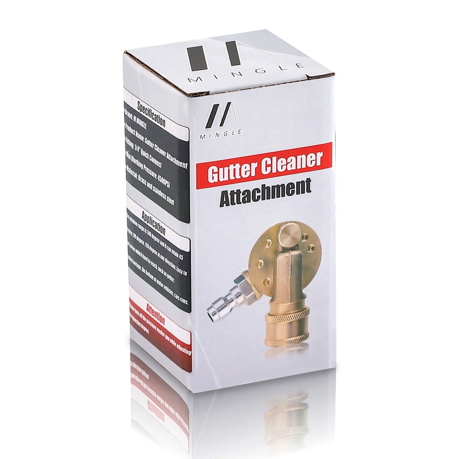 7 Angles Pressure Washer Pivoting Coupler Attachment 1/4 Inch Quick Connect