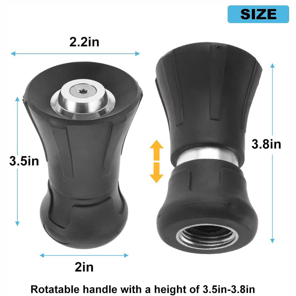 Fire Hose Nozzle Water Sprayer Garden Adjustable High Pressure Washer Jet USA