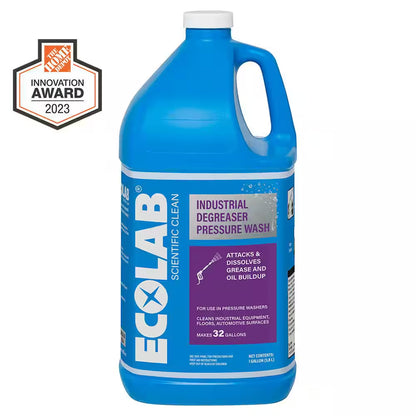 1 Gal. Industrial Degreaser Pressure Wash Concentrate, Advanced Cleaning for Commercial, Automotive and Equipment