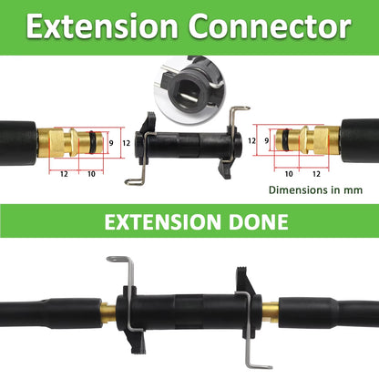 15M/50Ft Pressure Washer Replacement Hose Super Flexible Hose 2900 PSI Kink Resistant Hose for Karcher K2-K7 Quick Connector