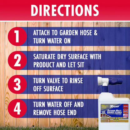 64 Oz. Outdoor Multi-Surface RTS Cleaner