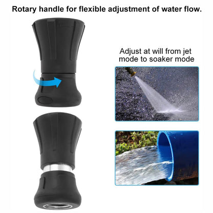 Fire Hose Nozzle Water Sprayer Garden Adjustable High Pressure Washer Jet USA