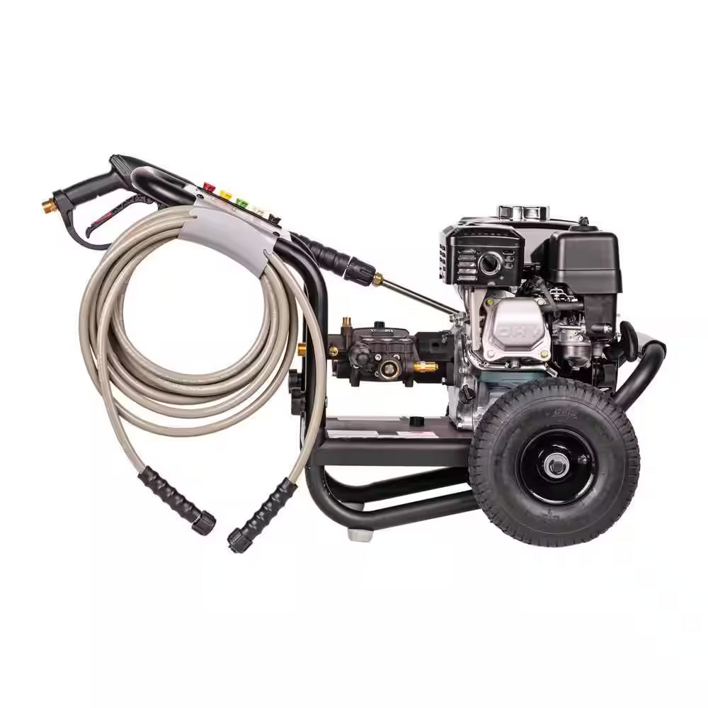 3300 PSI 2.5 GPM Gas Pressure Washer, HONDA GX200 Engine, Reliable Residential Cold Water Power Washer
