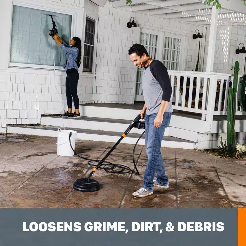 12 In. 725 PSI Patio Surface Cleaning Attachment for Hydroshot Pressure Washers