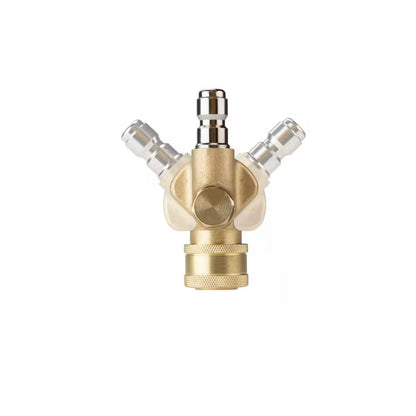 Universal 60° Pressure Washer Pivot Spray Nozzle - 4000 PSI - Quick-Connect