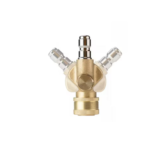 Universal 60° Pressure Washer Pivot Spray Nozzle - 4000 PSI - Quick-Connect