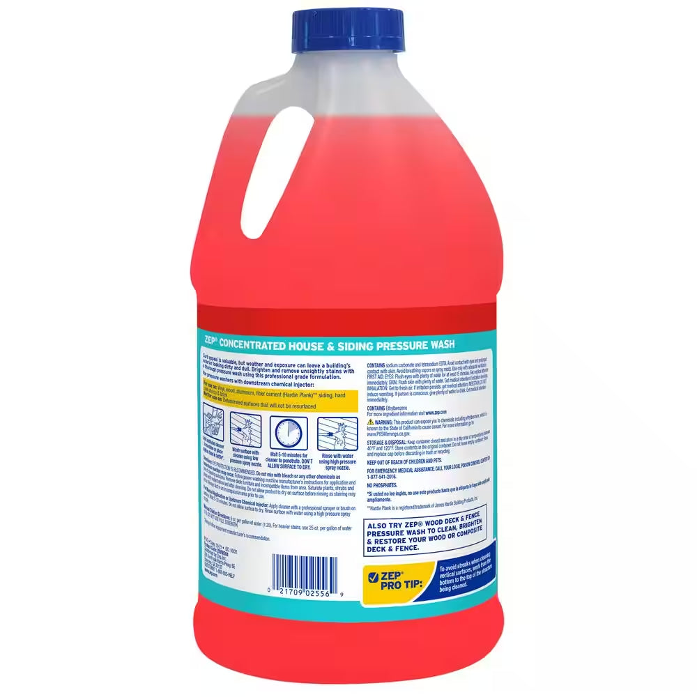 64 Oz. House and Siding Pressure Wash Concentrate Cleaner