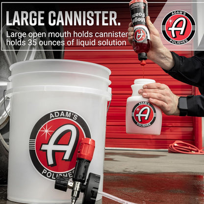Premium Foam Cannon - Soap Sprayer for Car Wash | Sprayer Cannister for Pressure Washer 1/4" Quick Disconnect