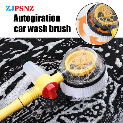 Car Auto 360Degree Rotary Wash Brush Kits Automatic Rotating Adjustable Dip Wash Brush High Pressure Washer for Vehicle Cleaning