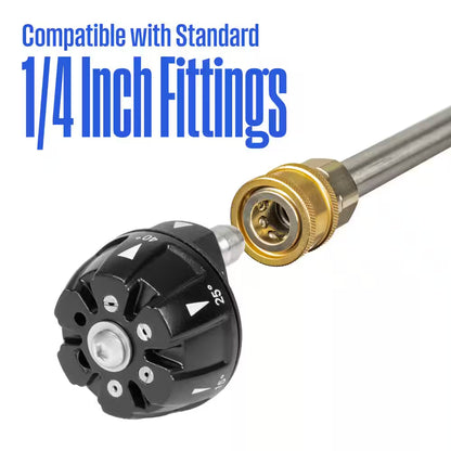 3600 PSI, 1/4 In. Connector Pressure Washer 6-In-1 Nozzle Attachment
