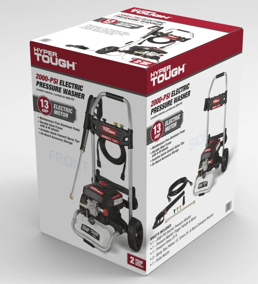 2000 PSI at 1.2 GPM 120 V Electric Powered Cold Water Pressure Washer