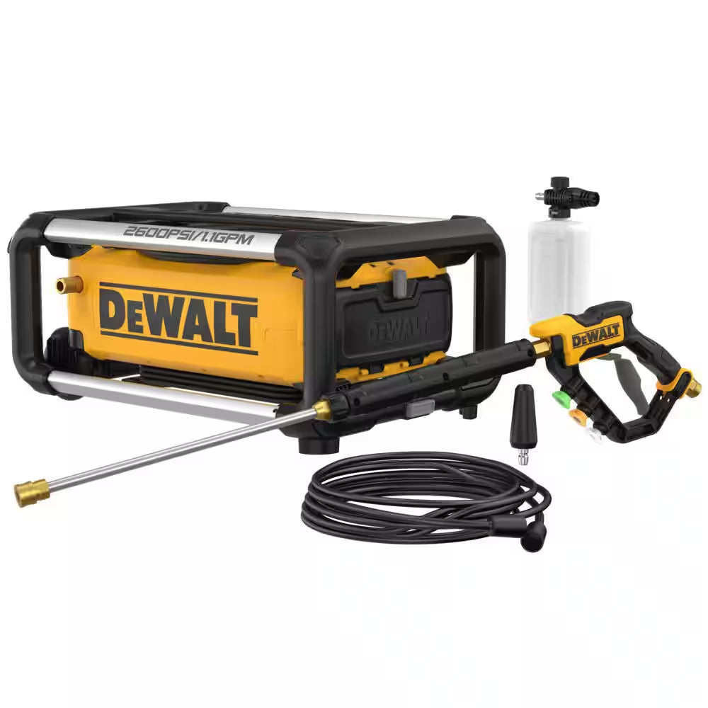 2600 PSI 1.1 GPM Cold Water Electric Pressure Washer