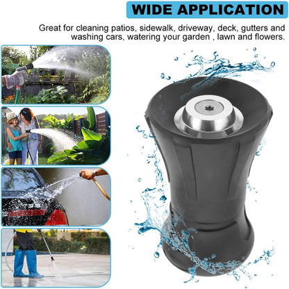 Fire Hose Nozzle Water Sprayer Garden Adjustable High Pressure Washer Jet USA