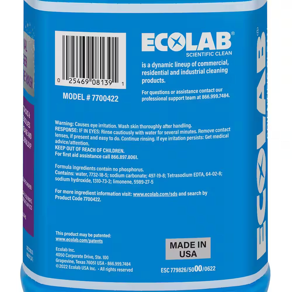 1 Gal. Industrial Degreaser Pressure Wash Concentrate, Advanced Cleaning for Commercial, Automotive and Equipment