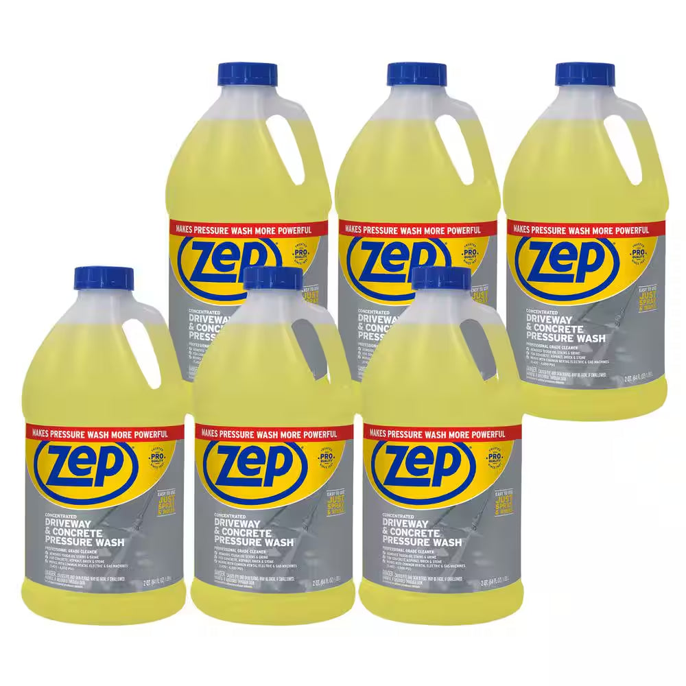 64 Oz. Driveway and Concrete Pressure Wash Concentrate Cleaner (6-Pack)