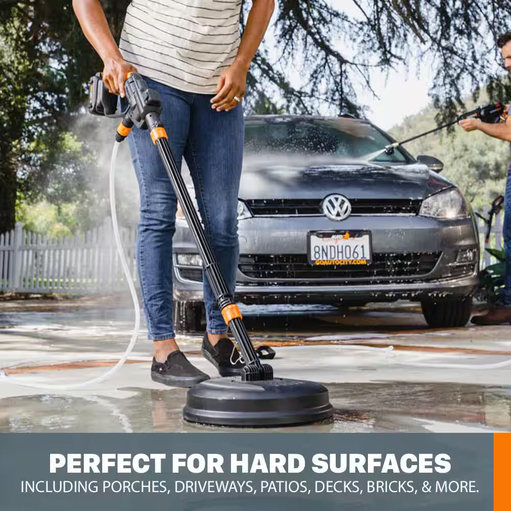 12 In. 725 PSI Patio Surface Cleaning Attachment for Hydroshot Pressure Washers