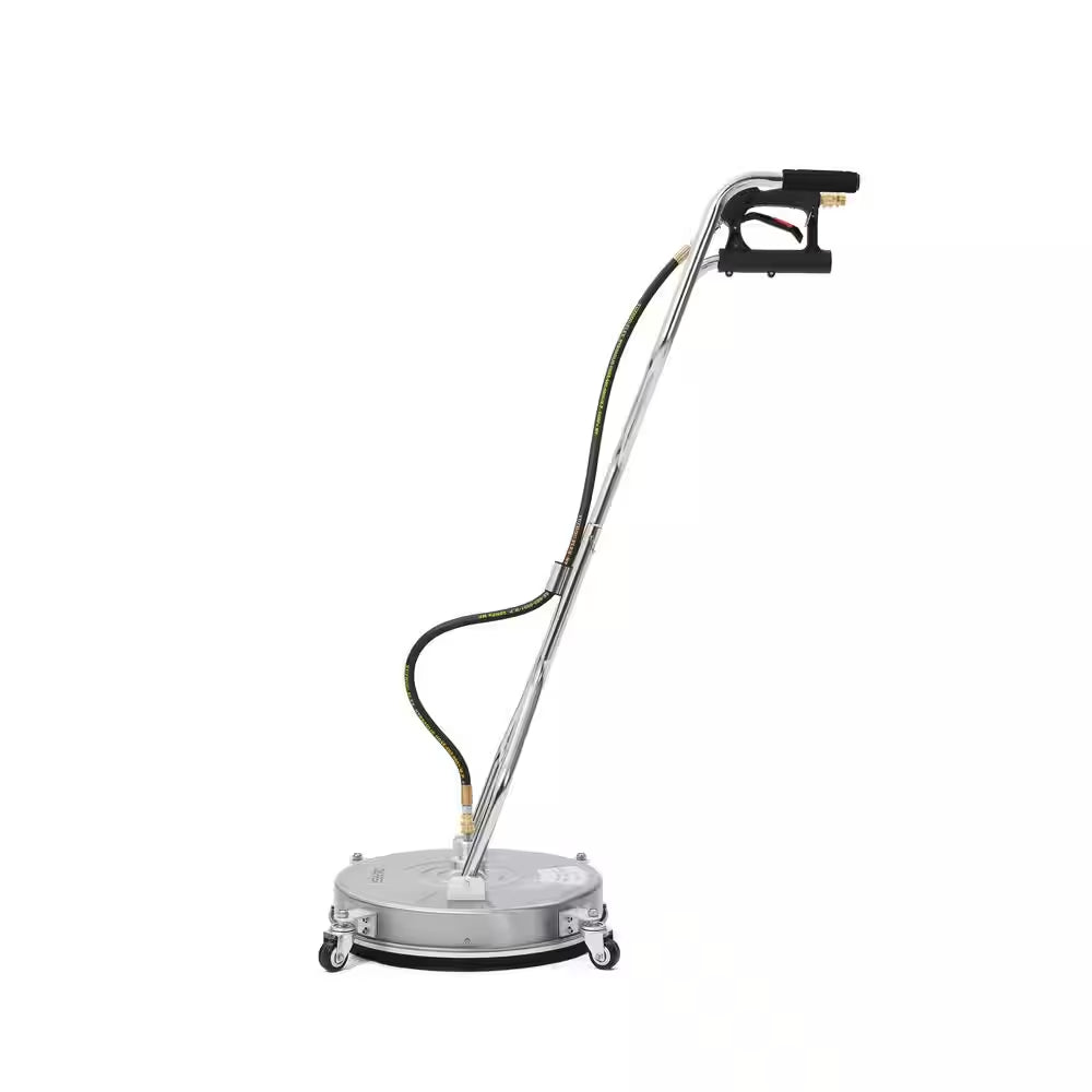 24 In. 4350 PSI Pressure Washer Surface Cleaner with 2 Hose Adapters