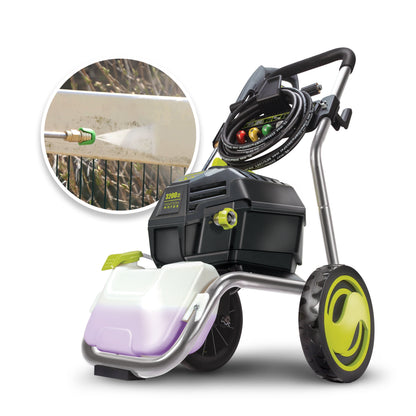 Electric Pressure Washer, Quick Connect Nozzles & Adjustable Wand, 14.9-Amp