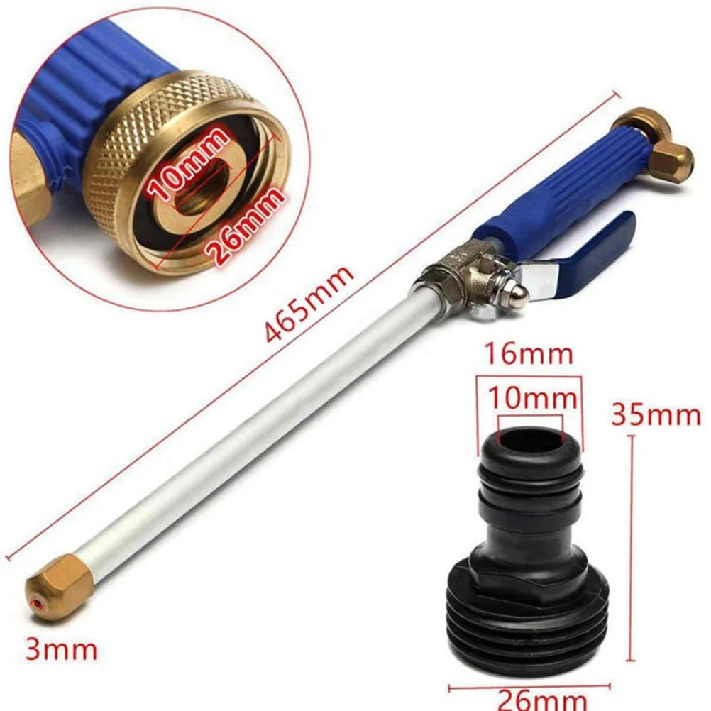 High Pressure Power Washer Spray Nozzle Water Hose Wand Attachment for Car Washing High Outdoor Window Washing
