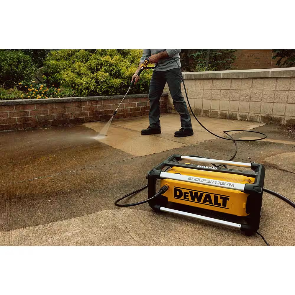 2600 PSI 1.1 GPM Cold Water Electric Pressure Washer