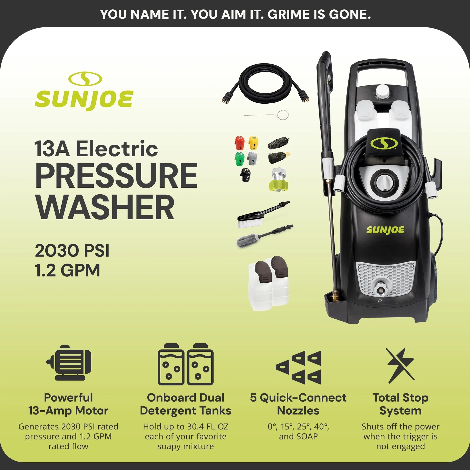 Electric Pressure Washer, Portable Power Washer with Wheels, SPX3000-PK1