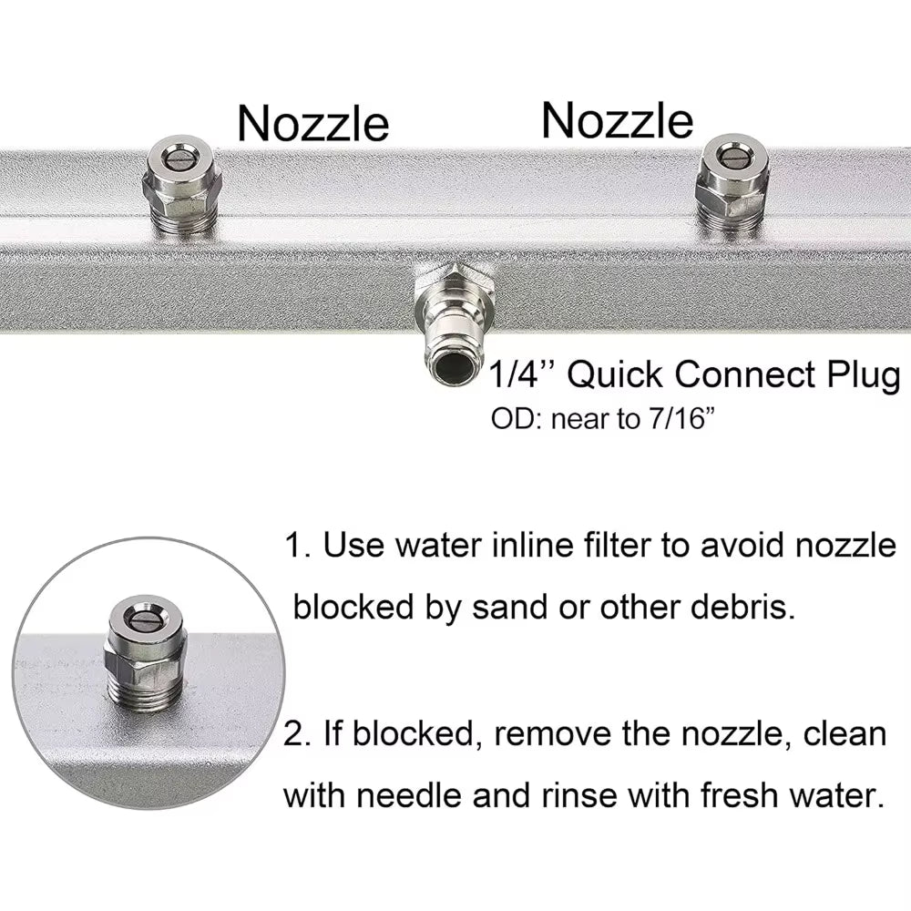M MINGLE Pressure Washer Undercarriage Cleaner, under Car Wash, 4000 PSI (13 Inch)