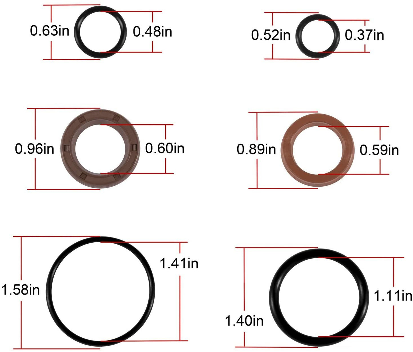 Packing Kit Pressure Washer Pump Seal Repair Accessory Kit 5019006400 Comet ZWD