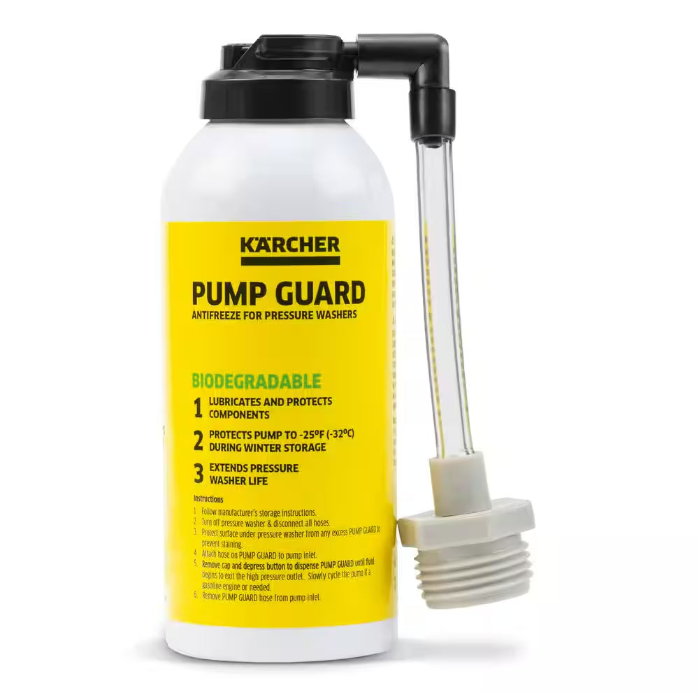 Pump Guard Aerosol 4 Oz. Pressure Washer Pump Protector, Antifreeze and Lubricant
