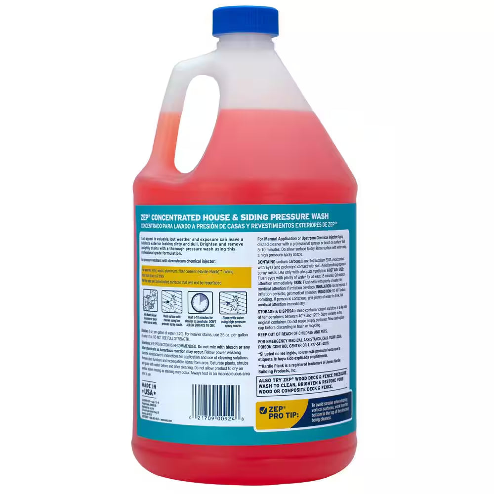 1 Gal. House and Siding Pressure Wash Concentrate Cleaner
