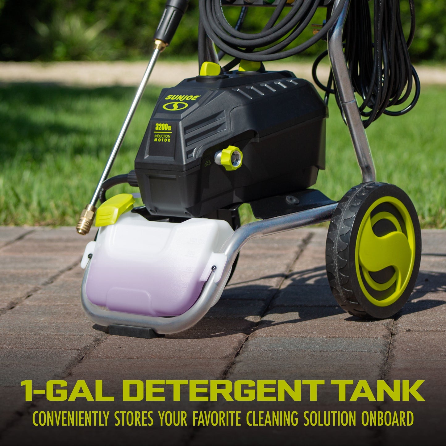 Electric Pressure Washer, Quick Connect Nozzles & Adjustable Wand, 14.9-Amp