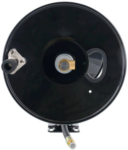 4000 PSI 200' Black Powder Coated Pressure Washer Hose Reel