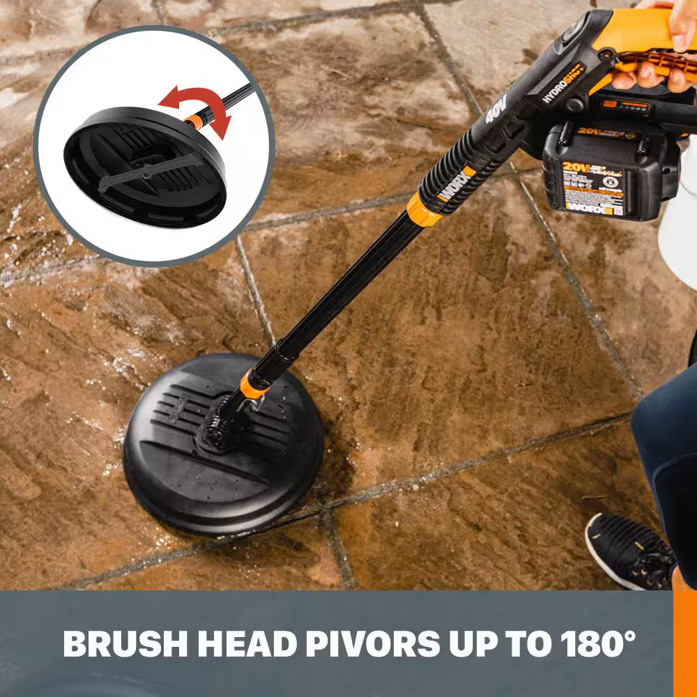 12 In. 725 PSI Patio Surface Cleaning Attachment for Hydroshot Pressure Washers