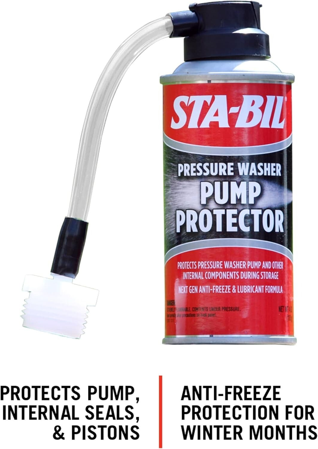 STA-BIL Pressure Washer Pump Protector Pistons Seals Saver Anti-Freeze