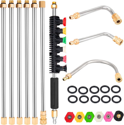 Pressure Washer Extension Wand, Power Washer Lance, Gutter Cleaning Tools For...